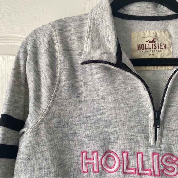 Hollister Cropped Half-zip Sweater - Picture 1 of 3